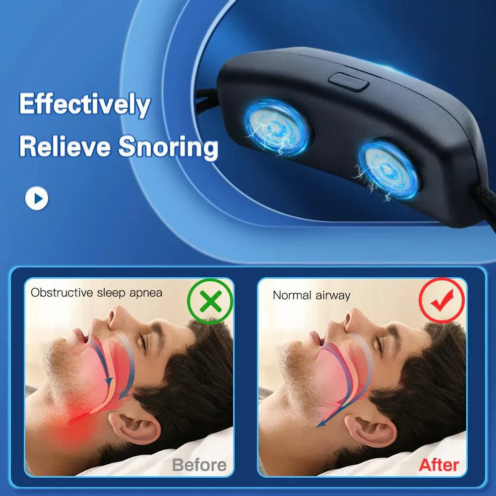 NightTranquil anti-snorkeapparat i emballage – din løsning til bedre søvn og rolig vejrtrækning om natten.