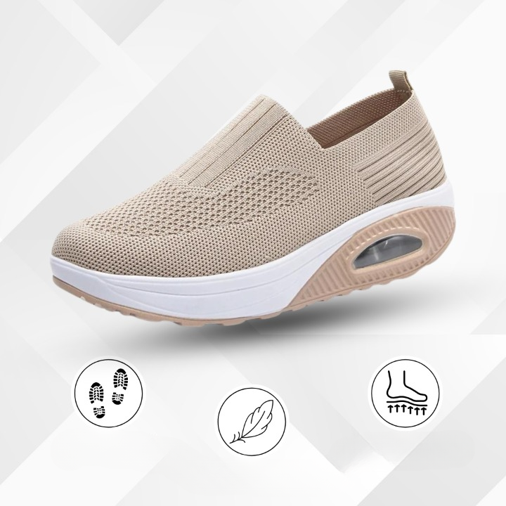 Kvinders Ortopædiske Skridsikre Sko for Smertefri Gang