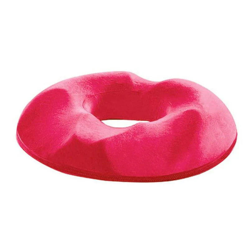 Komfortpude med rygstøtte for bedre holdning & halebenaflastning. Ergonomisk sædepude til lange arbejdsdage.