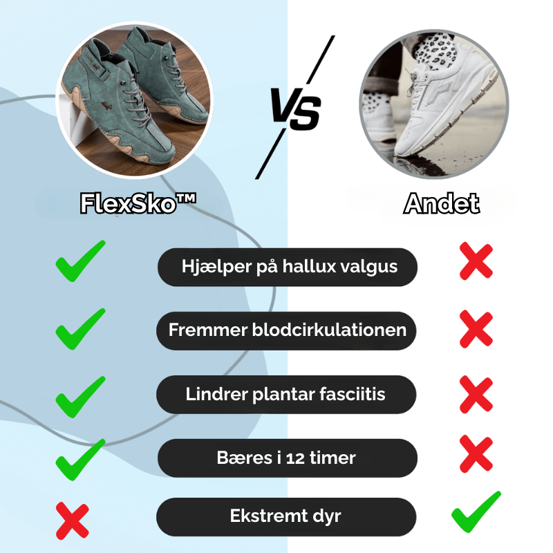 Forbedr kropsholdning og gang med disse smertefri, ortopædiske unisex komfortsko.