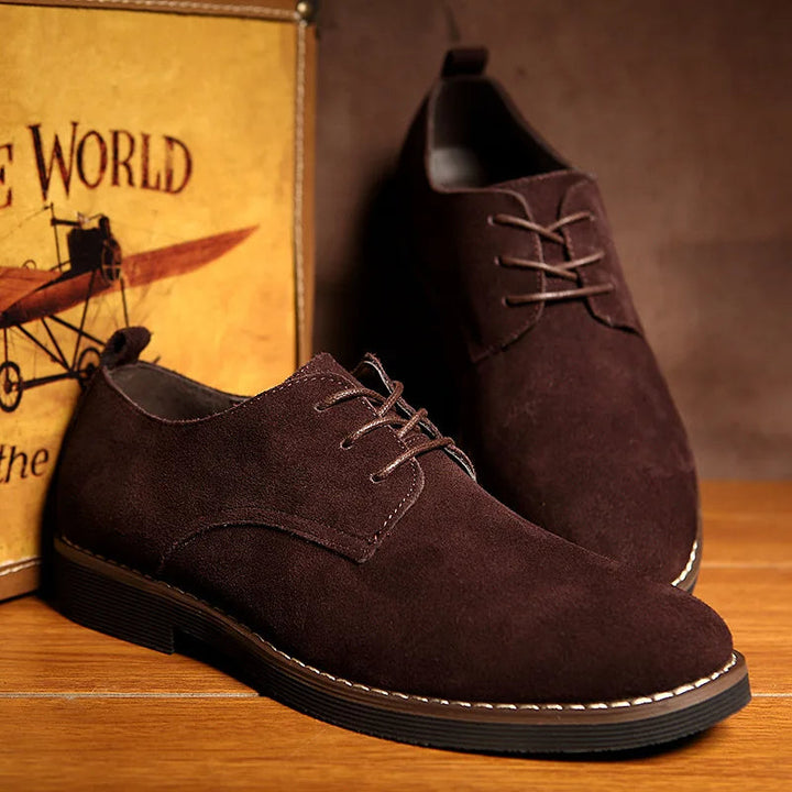 Elegante Oxford snøresko til herre. Tidløse, formelle sko i læder, ideelle til bryllup og fest.