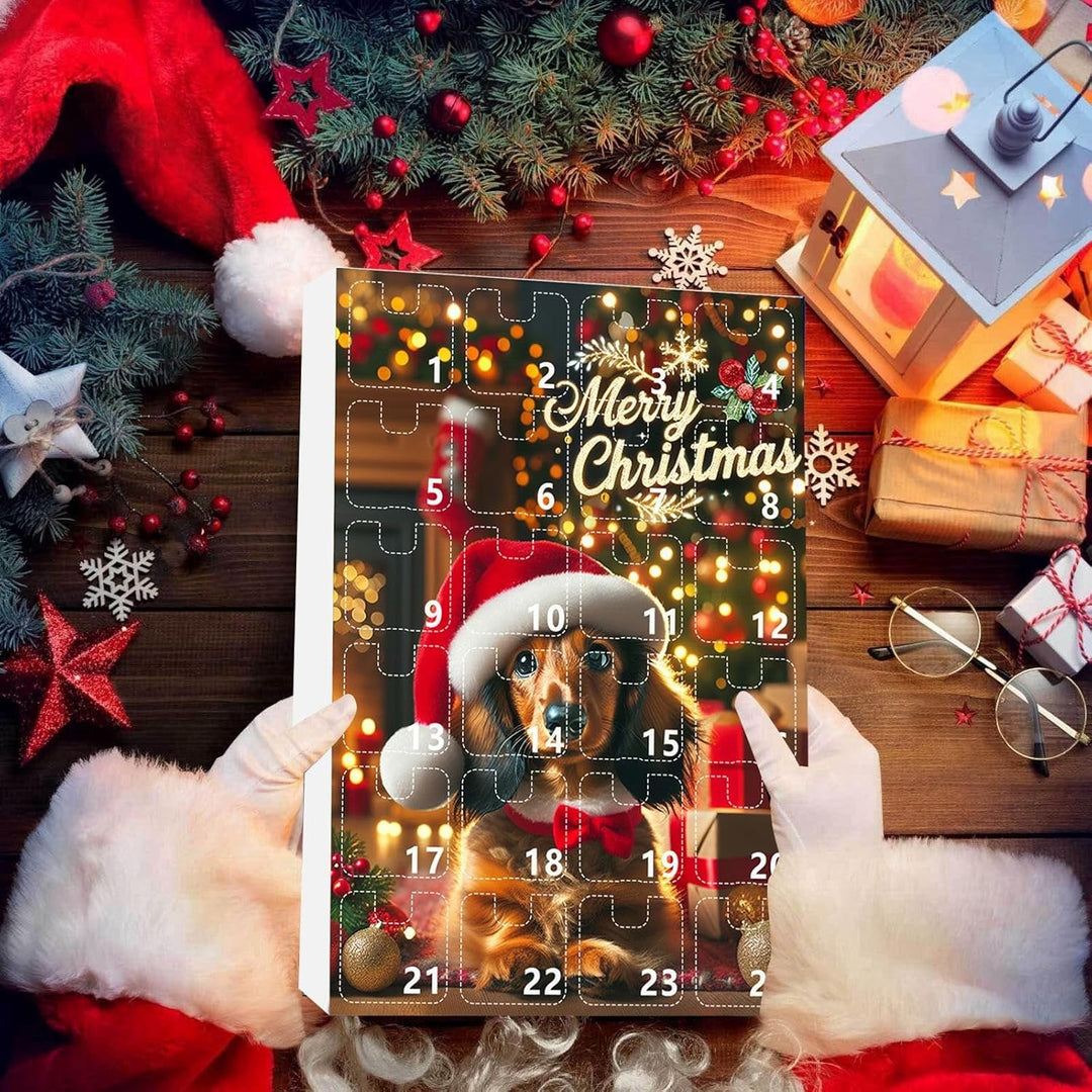 PawsPride adventskalender: Gravhundsvedhæng pynter til jul, en perfekt gave til børn og voksne.