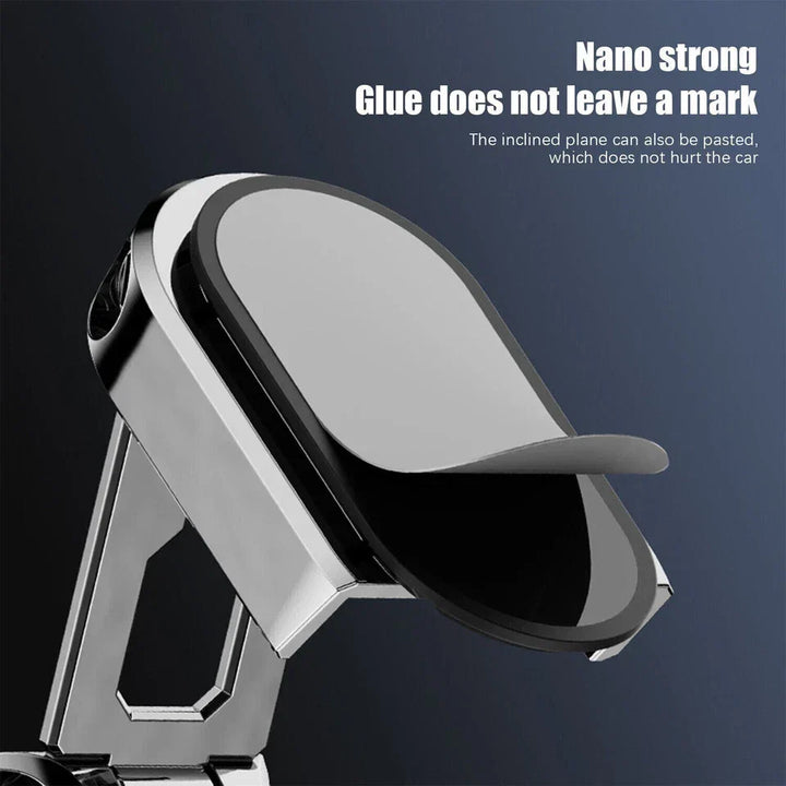 Universal magnetisk bilholder for smartphone. Håndfri telefonholder, justerbar & foldbar til sikker kørsel.