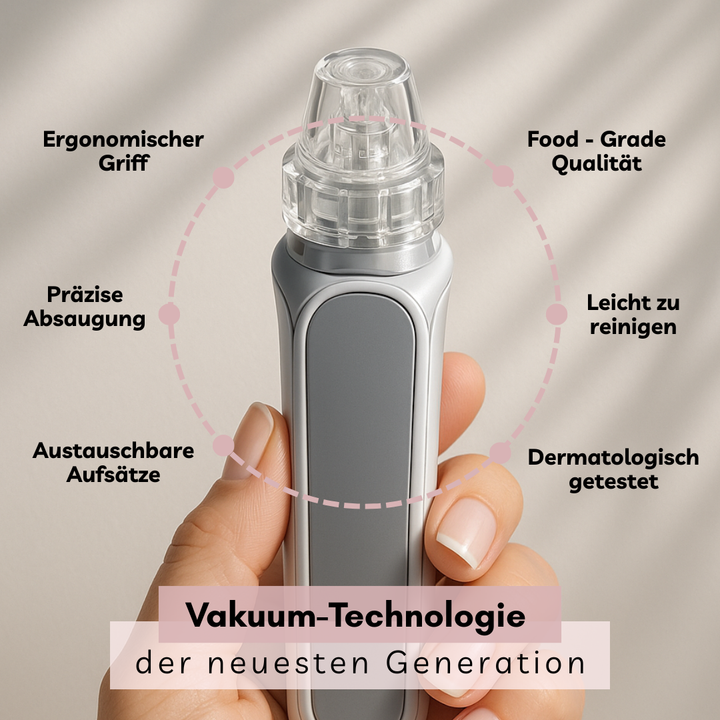 Få glattere hud med denne professionelle ansigtsrenser, ideel til behandling af uren hud.