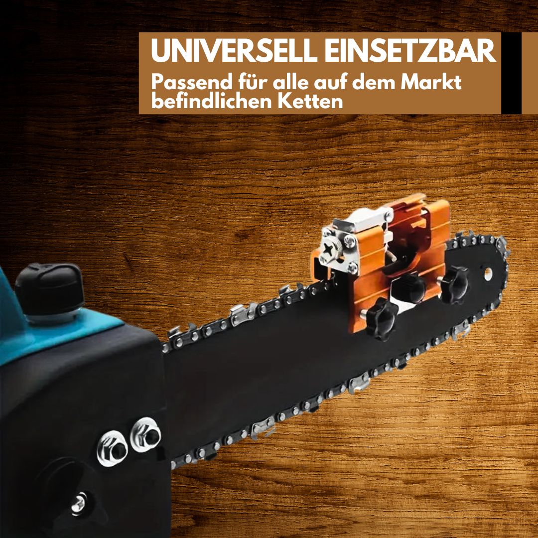 Universal slibeværktøj for motorsave. Få skarpe kæder og øget holdbarhed for effektivt arbejde i haven.