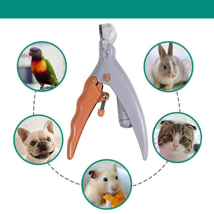 Professionel hundeklonipper med hurtigsensor, ergonomisk håndtag og robuste klinger i rustfrit stål til præcis trimning
