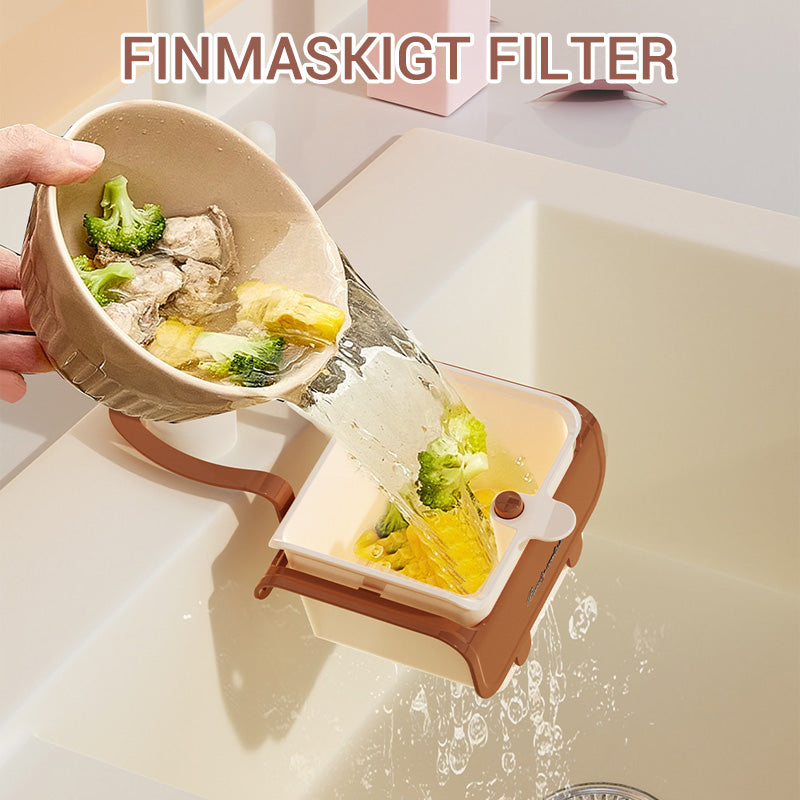 Praktisk PureFlow vaskekurv holder afløb rent, fanger madrester og madspild.