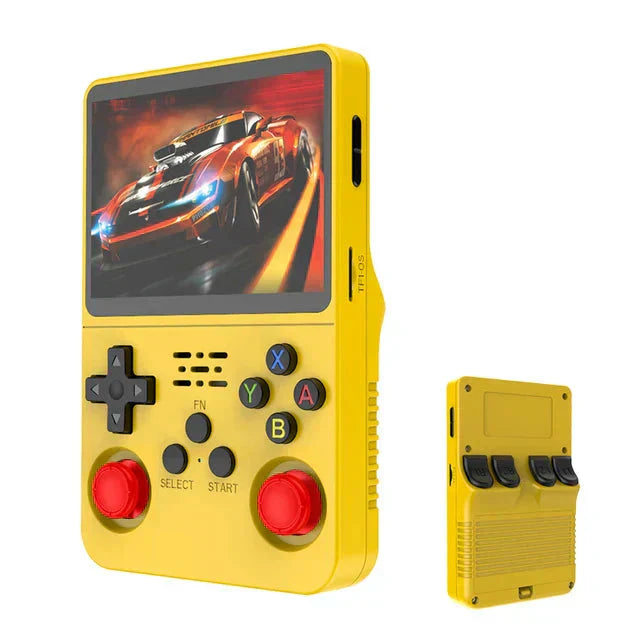 Retro spilkonsol, klar til HD gaming. Håndholdt, bærbar med 20.000 spil. Perfekt gave for unisex brugere.