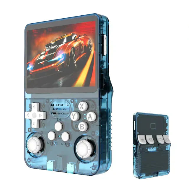 Ergonomisk retro spilkonsol til HD gaming. Bærbar konsol med 20.000 klassiske spil; ren underholdning.