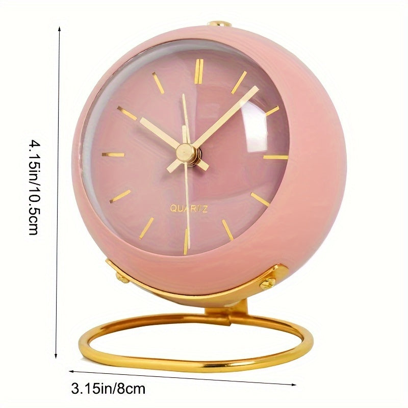 Elegant retro vækkeur med natlampe og lydløs tikken for en rolig morgenrutine.