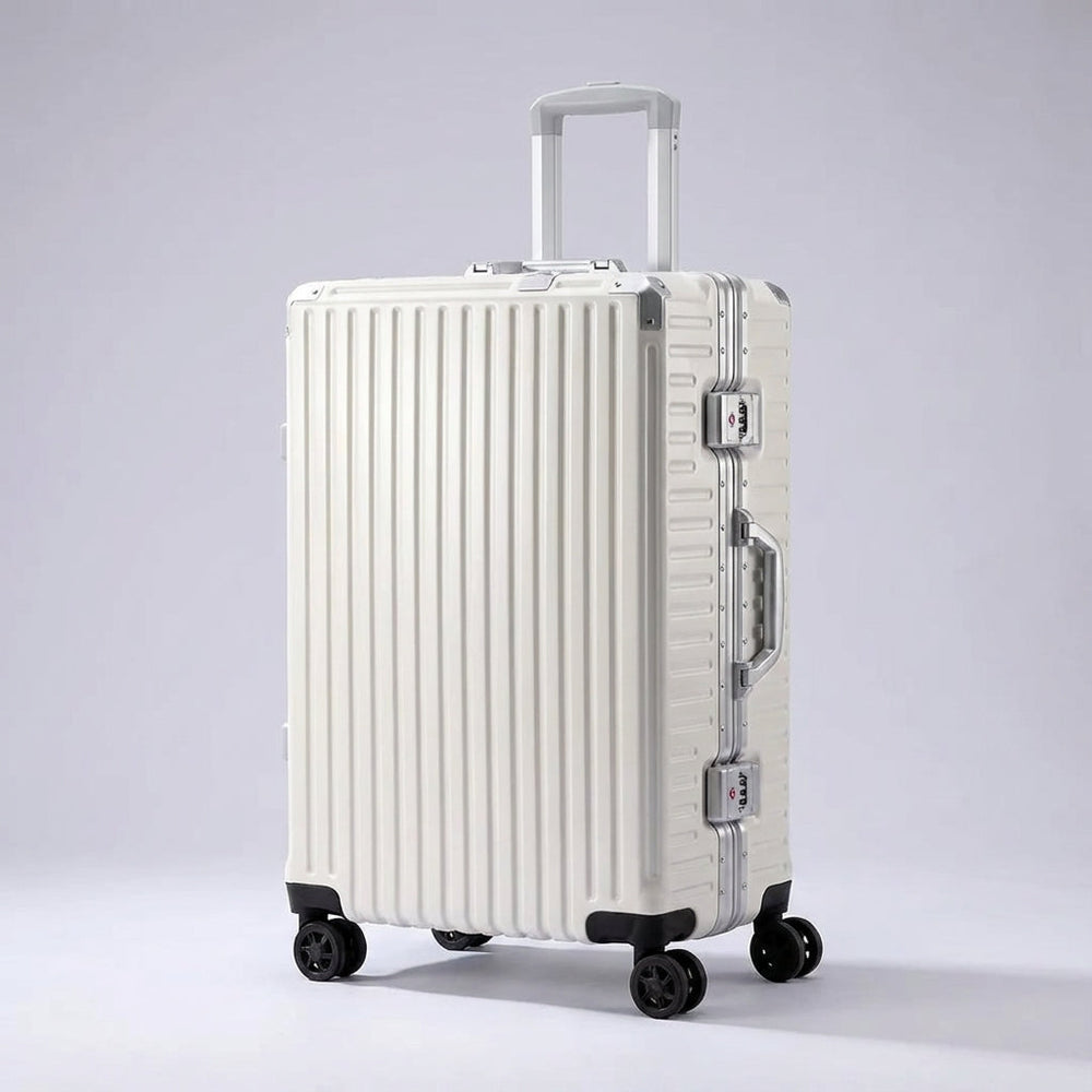 Travique hårdkuffert i aluminium, holdbar og sikker bagage med TSA-lås til rejser.
