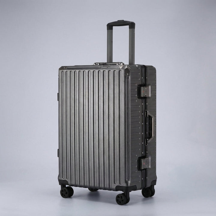 Sikker hårdkuffert med aluminiumsramme og TSA-lås, godkendt til flyrejser, både mænd & kvinder.