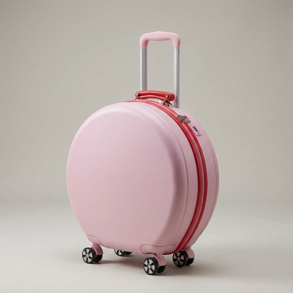 Grøn CarryLite hardcase rejsekuffert, unisex håndbagage med letvægts design og sikker TSA lås.