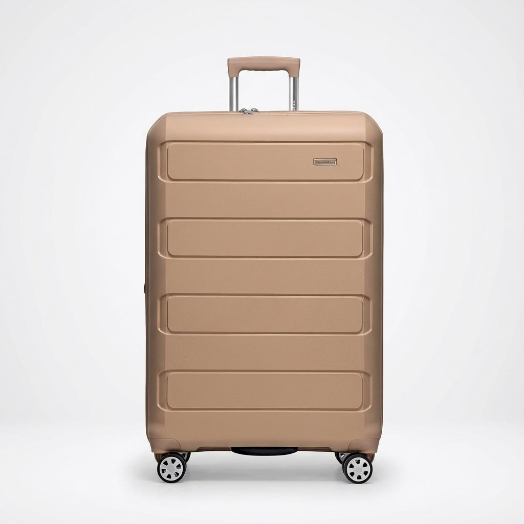 Udvidelig hardcase spinnerkuffert. Perfekt til ferie og rejser med let håndtering.