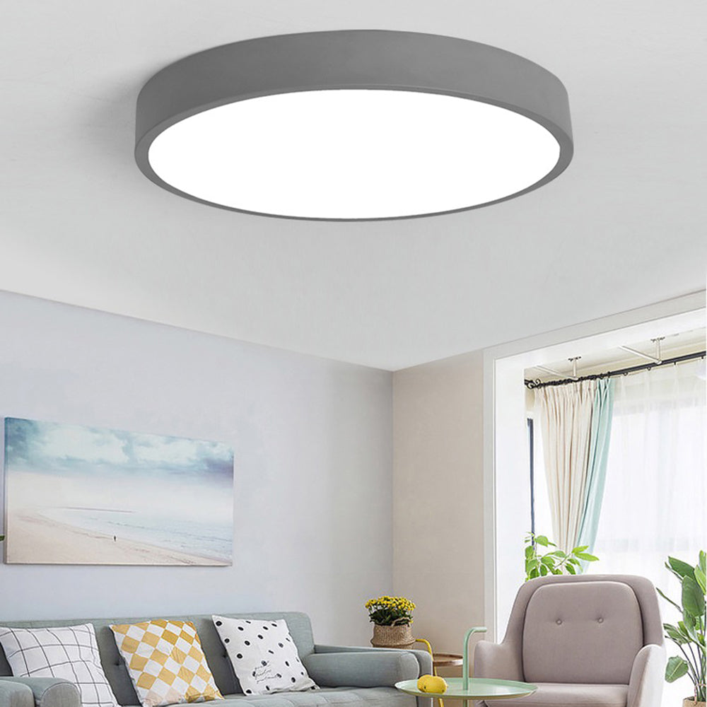 Flad LED-loftslampe med dæmpbar funktion, juster stemningen med lethed for maksimal hygge.