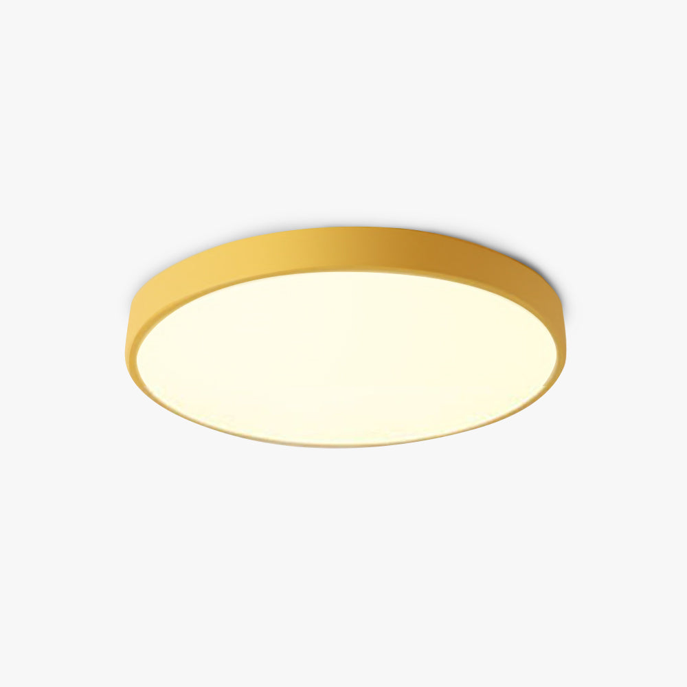 Rund LED-loftslampe i grå, et neutralt og moderne valg til enhver indretningsstil med LED-belysning.