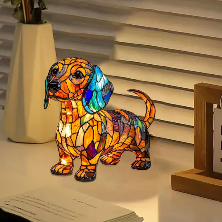 Skab hygge med denne søde hundelampe. Perfekt som natlampe eller stemningsskaber med ambient lys.