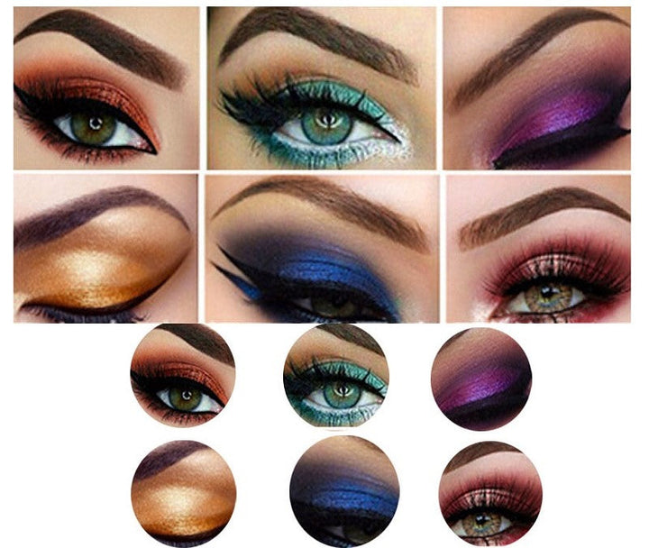 EclipsEyes øjenskyggeblyant sæt. 15 levende farver for nem og langtidsholdbar øjenmakeup til kvinder.