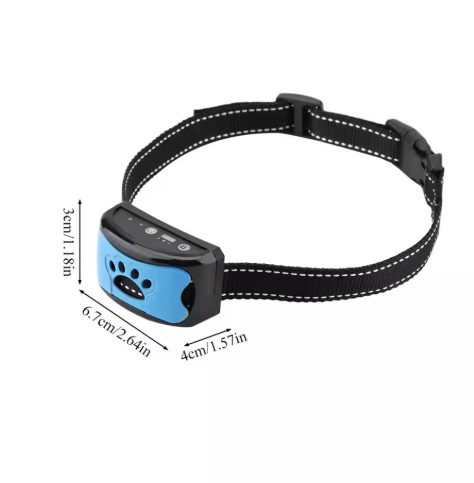 Blidt anti-gø hundehalsbånd til dyrevenlig træning, komfortabelt og individuelt justerbart, ergonomisk design.