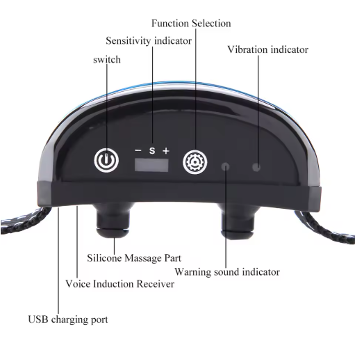 Blidt anti-gø hundehalsbånd til dyrevenlig træning, komfortabelt og individuelt justerbart, ergonomisk design.