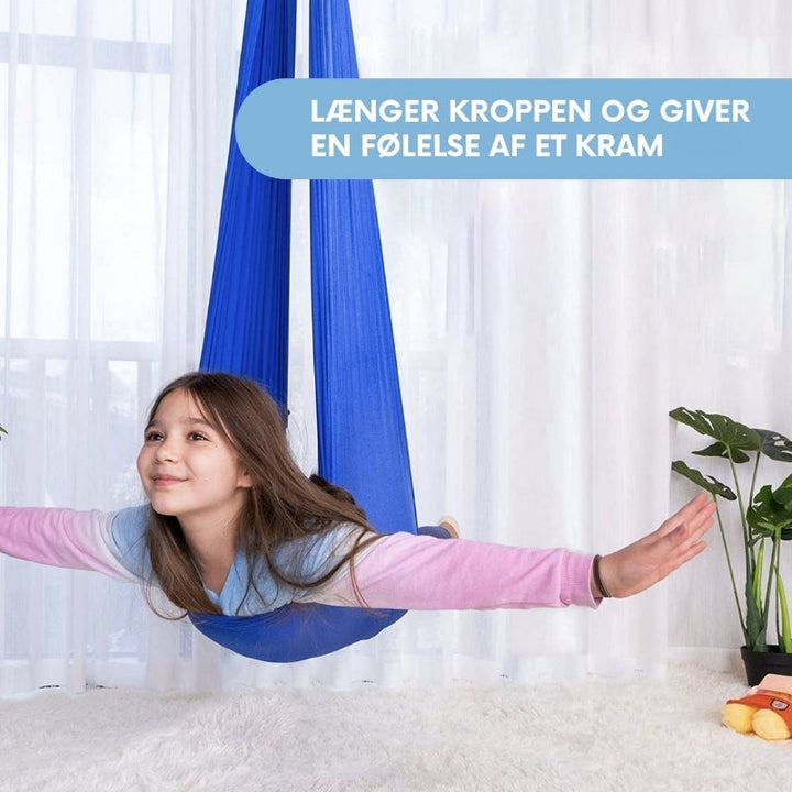 Sansegynge til børn, fremmer ro, fokus og udvikling af balance og koordination i legerum.