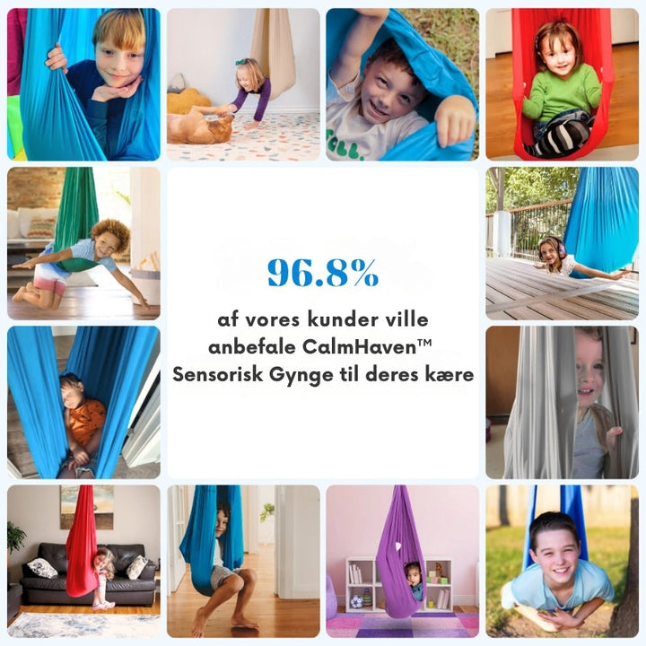 Børns sansegynge for udvikling, ro, fokus, balance, koordination og sensorisk leg. Ideel til indlæring.