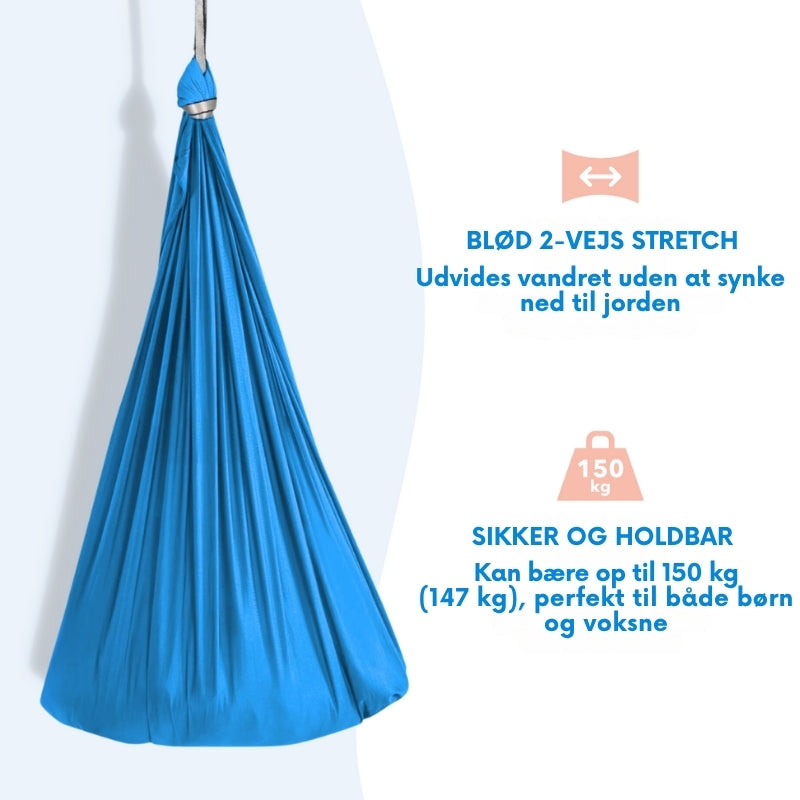 Sansegynge til børn. Støtter ro, fokus, balance og udvikling. Perfekt til legerum og afslapning.