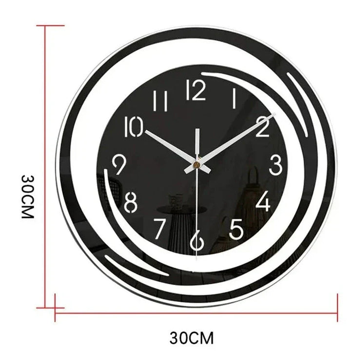 Sort skandinavisk akrylvæg med geometrisk design, lydløs, ideel til stuen, minimalistisk og moderne.