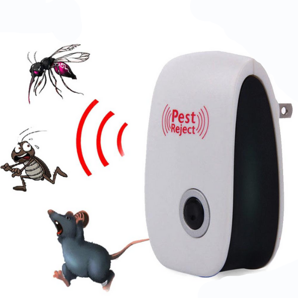 SilentGuard ultralyds skadedyrsforsvarer. Effektiv og kemikaliefri bekæmpelse af gnavere og insekter i hjemmet.