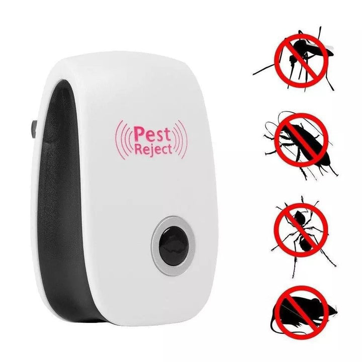 Kompakt SilentGuard ultralyds enhed. Elektronisk, stille skadedyrsbekæmpelse mod gnavere og insekter til huset.