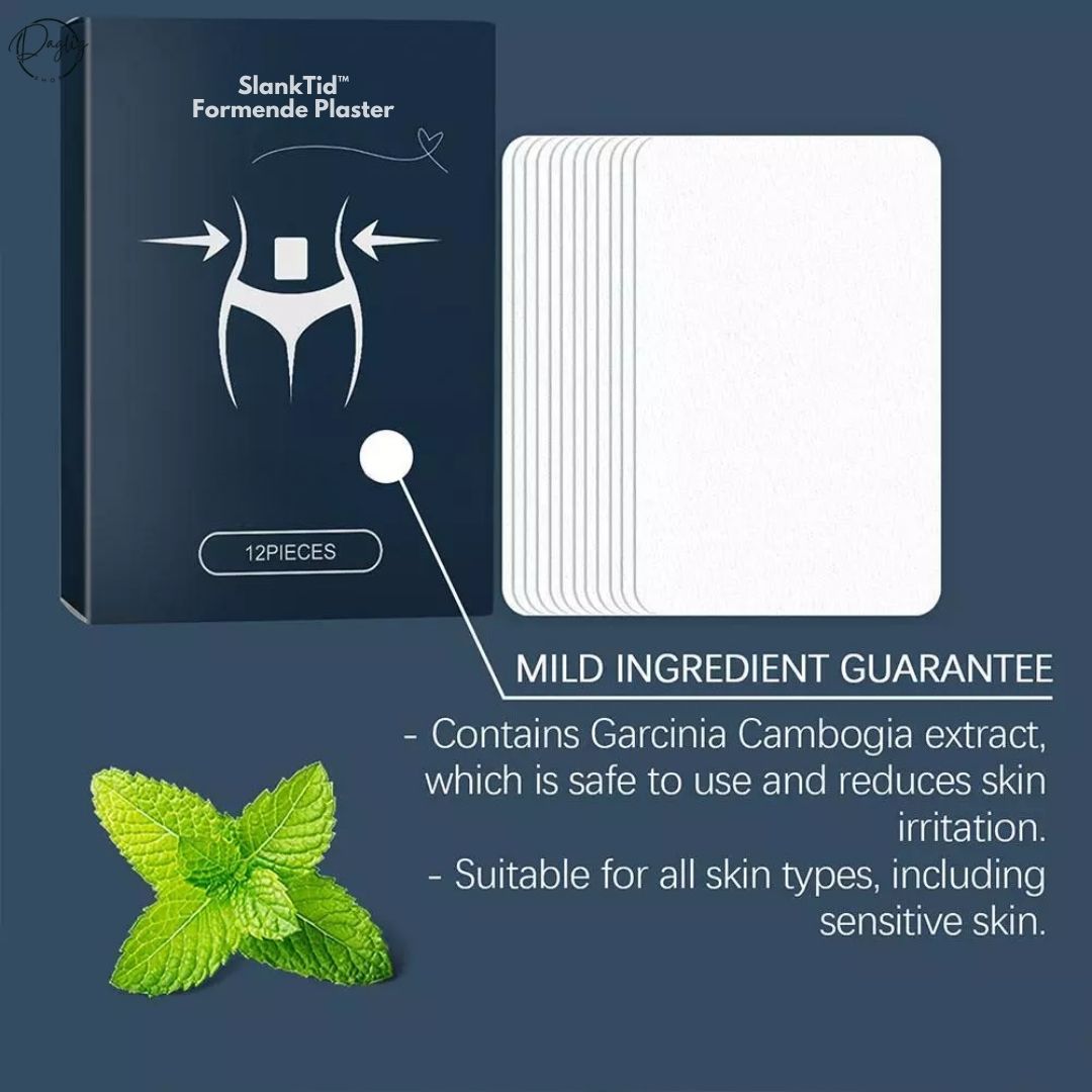 Naturlige ingredienser i slankeplaster: Støtter metabolisme og hurtig kropsformning.