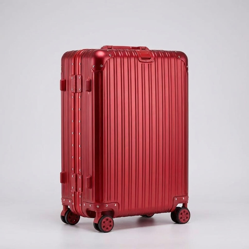 Holdbar rejsekuffert fra Travelon. Hårdskalskuffert med TSA lås, drejehjul og robust aluminium-magnesium konstruktion.