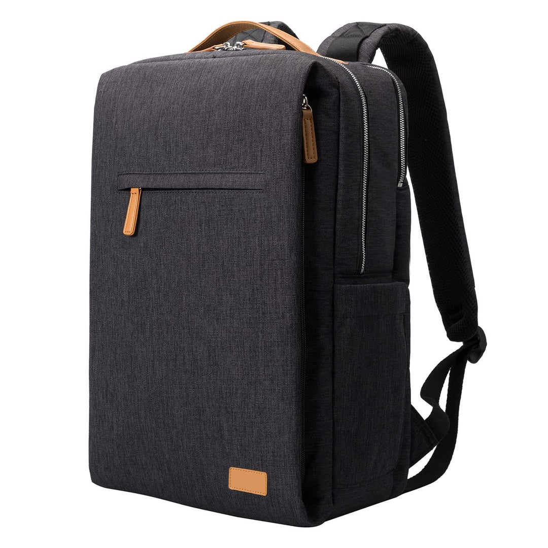 Alsidig unisex rygsæk til skole, rejser og arbejde, med laptoprum, USB-opladning og vandafvisende overflade.