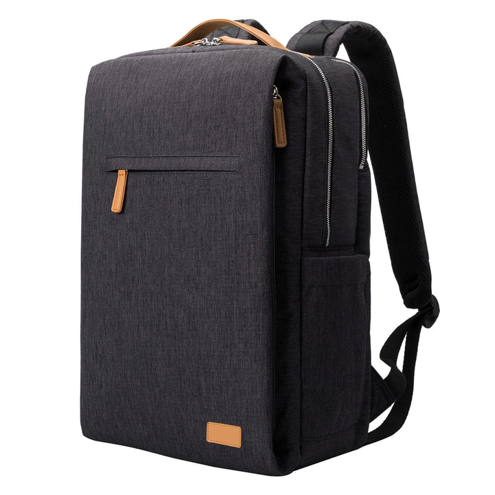 Alsidig unisex rygsæk til skole, rejser og arbejde, med laptoprum, USB-opladning og vandafvisende overflade.