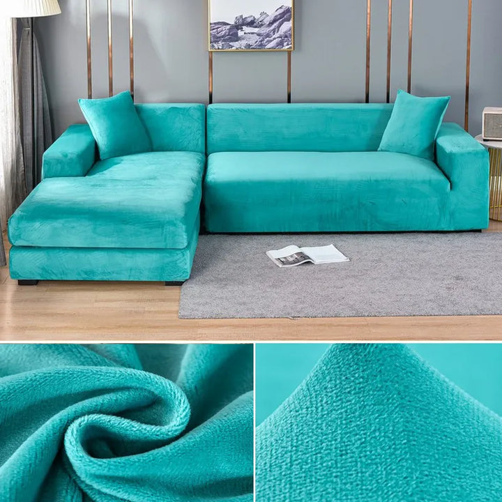 Perfekt pasform med elastisk kant på sofaovertrækket. Glat og rynkefrit udtryk til din sofa.