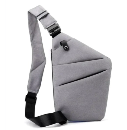 Multifunktionel unisex mini crossbody taske; en organiseret og tyverisikker rejsetaske.