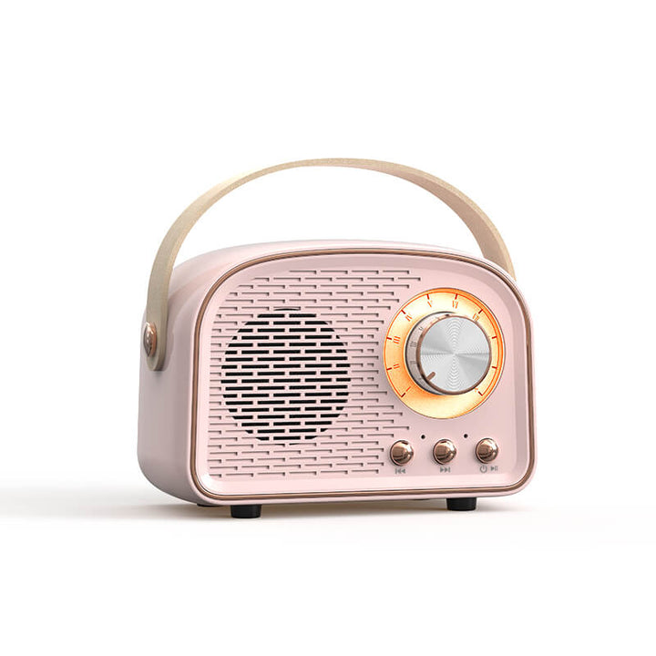 SoundSphere dekorativ retro højttaler; en elegant Bluetooth musikafspiller, der skaber hyggelig stemning.