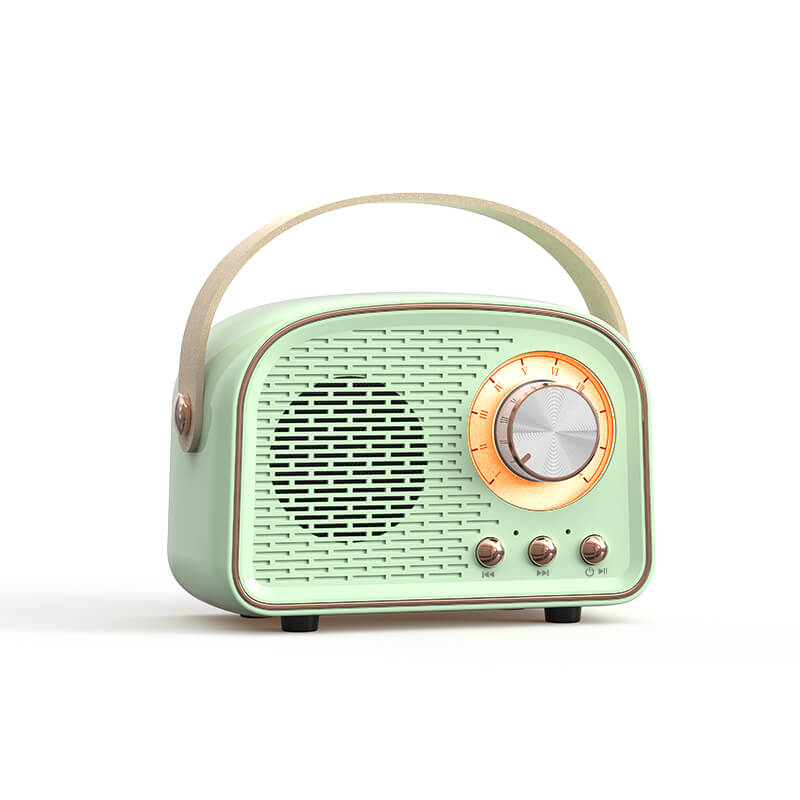 SoundSphere Retro Bluetooth højttaler. Bærbar, trådløs højttaler med klar lyd og vintage design.