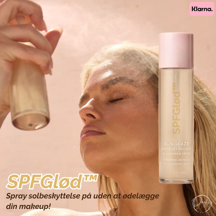 SPF 50 solbeskyttelsesspray til ansigt, der giver høj beskyttelse mod UVA/UVB stråler. Usynlig og fugtgivende.