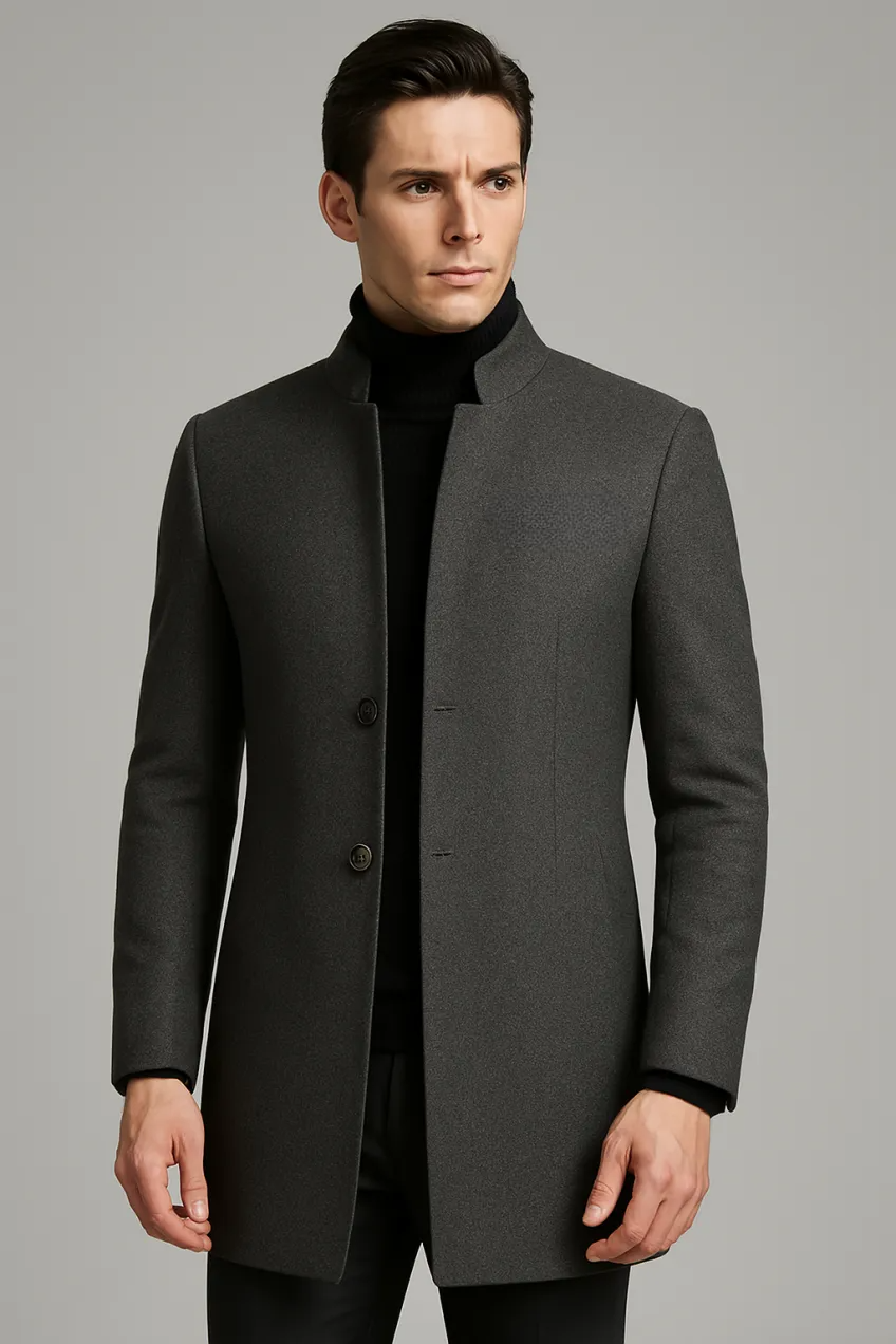 Stilfuld herre vinterjakke i klassisk design for tidløs elegance og optimal komfort.