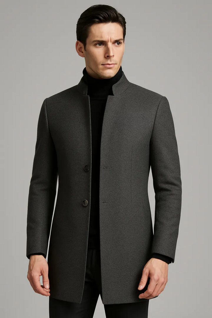Stilfuld herre vinterjakke i klassisk design for tidløs elegance og optimal komfort.