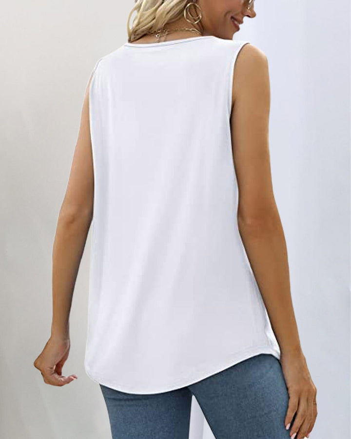 Elegant og afslappet dame sommertop. En stilfuld tilføjelse til din sommergarderobe.
