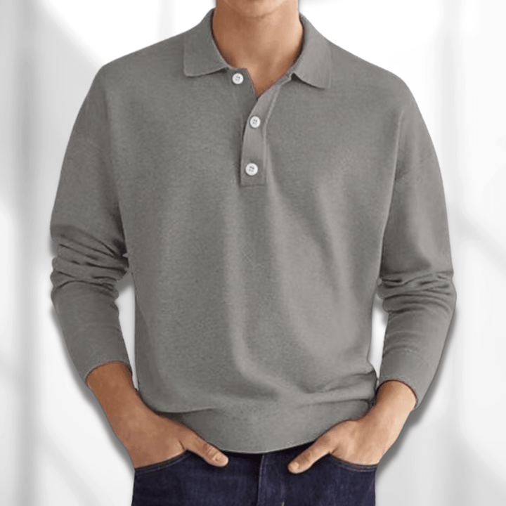 Stilfuld mænds MetroBlend poloshirt med korte ærmer, perfekt til hverdag og sommer. Komfortabel og klassisk herretøj.