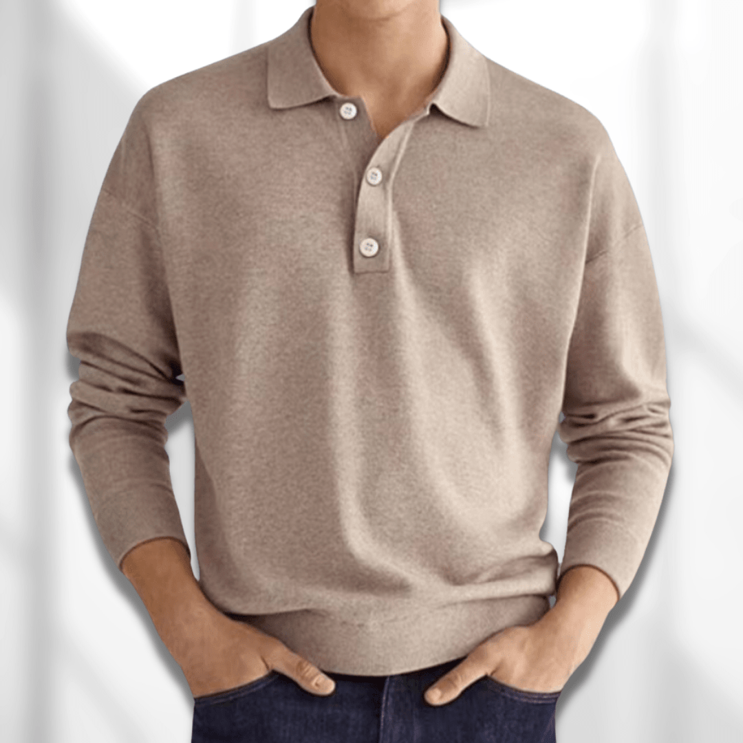 MetroBlend poloshirt til mænd i en frisk farve, perfekt til en stilfuld sommer og afslappet hverdag. Maksimal komfort.