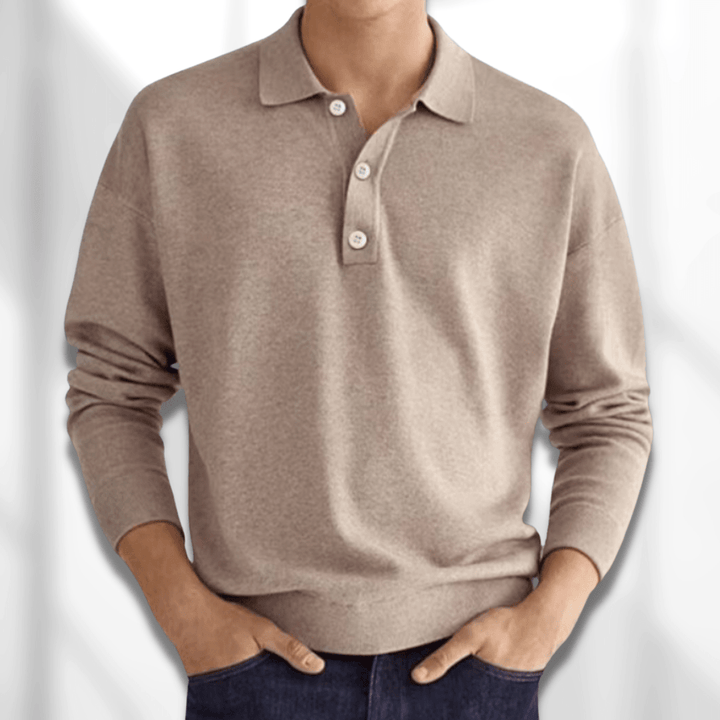 MetroBlend poloshirt til mænd i en frisk farve, perfekt til en stilfuld sommer og afslappet hverdag. Maksimal komfort.