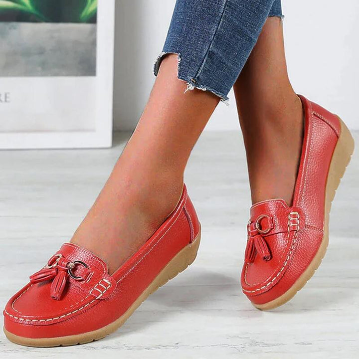 Elegante ortopædiske loafers til kvinder. Perfekte komfortsko, der kombinerer stil og sundhed.