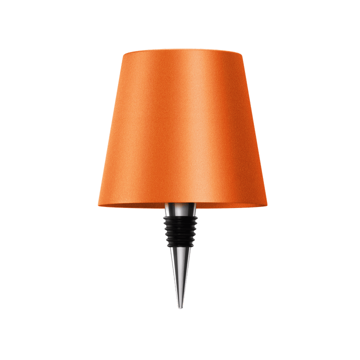 Stilfuld LED bordlampe i flaskeform med varmt lys, trådløs, genopladelig, ideel til bæredygtigt boligdesign.