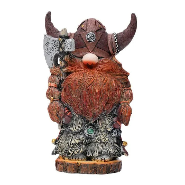Stor nordisk vikingekriger skulptur, en robust figur til at pynte ethvert rum i hjemmet.
