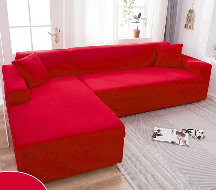 Nem montering af FlexiCover strækbart sofaovertræk, transformerer din sofa på få minutter.