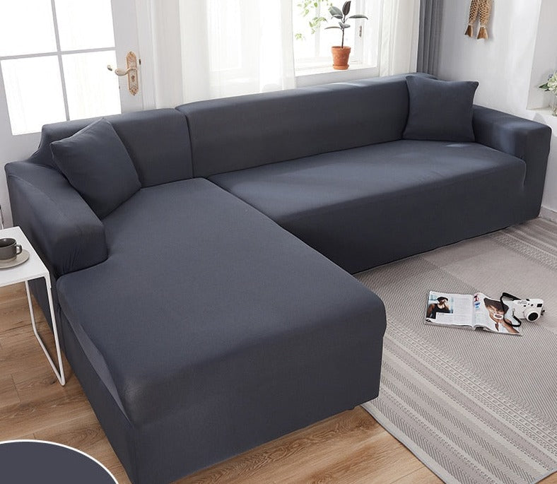 Børnevenligt, strækbart FlexiCover sofaovertræk, modstandsdygtigt over for pletter og daglig leg.